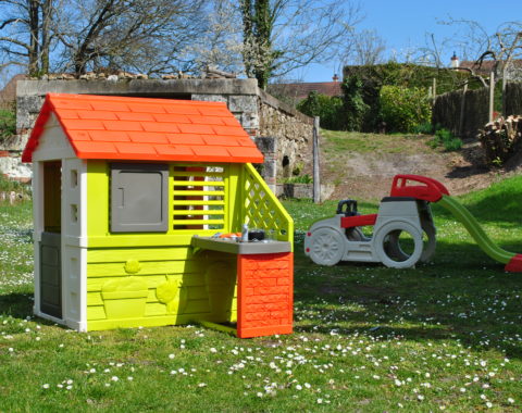 Toboggan et petite maison